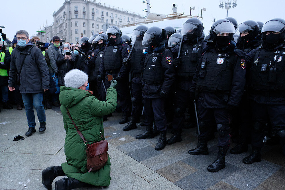 протесты, Навальный