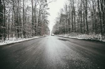 дорога, снег, погода, зима, весна