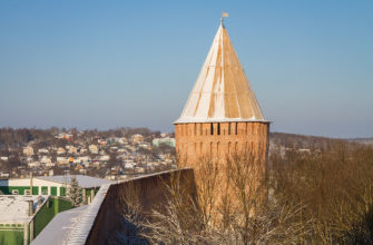 Зима, Смоленск, Смоленская крепостная стена