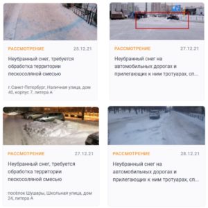 После прямой линии с Бегловым жители Петербурга пожаловались на снег и наледь более 500 раз