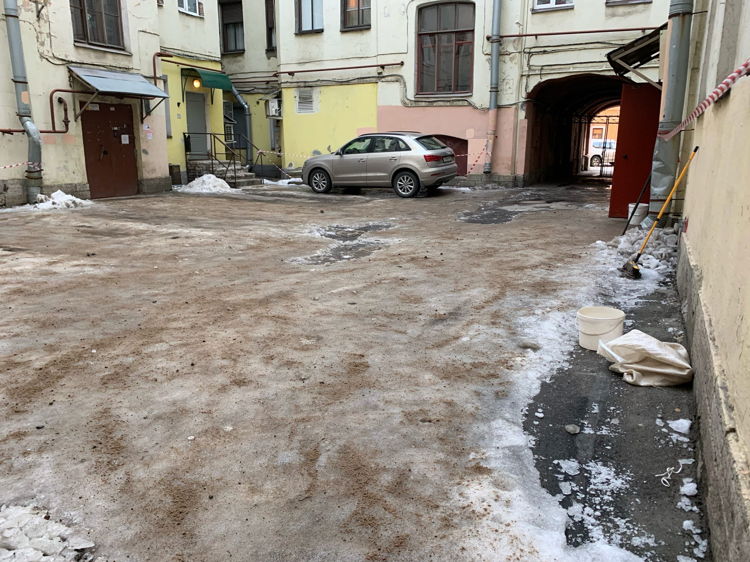 снег, уборка, уборка города, Петербург