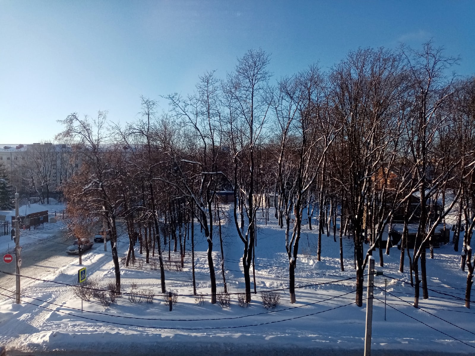Зима, Смоленск, снегопад