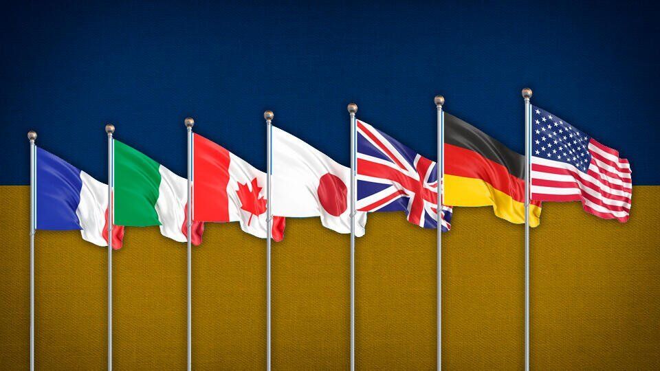Флаги стран G7, флаг, саммит