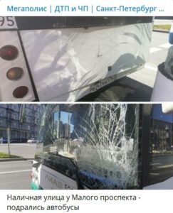 Общественный транспорт стал чаще попадать в аварии в Петербурге
