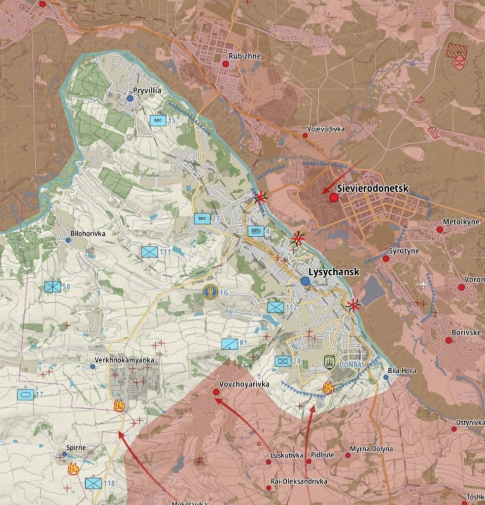 Мирошник: штурмовые группы ВС РФ и ВС ЛНР прошли около трети Лисичанска