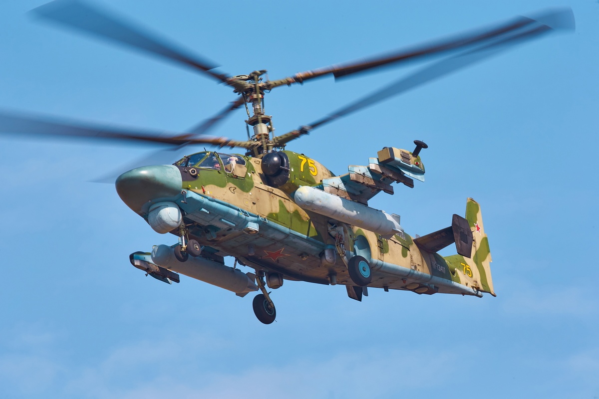 Минобороны РФ, вертолет, Ка-52, Аллигатор, ВКС России