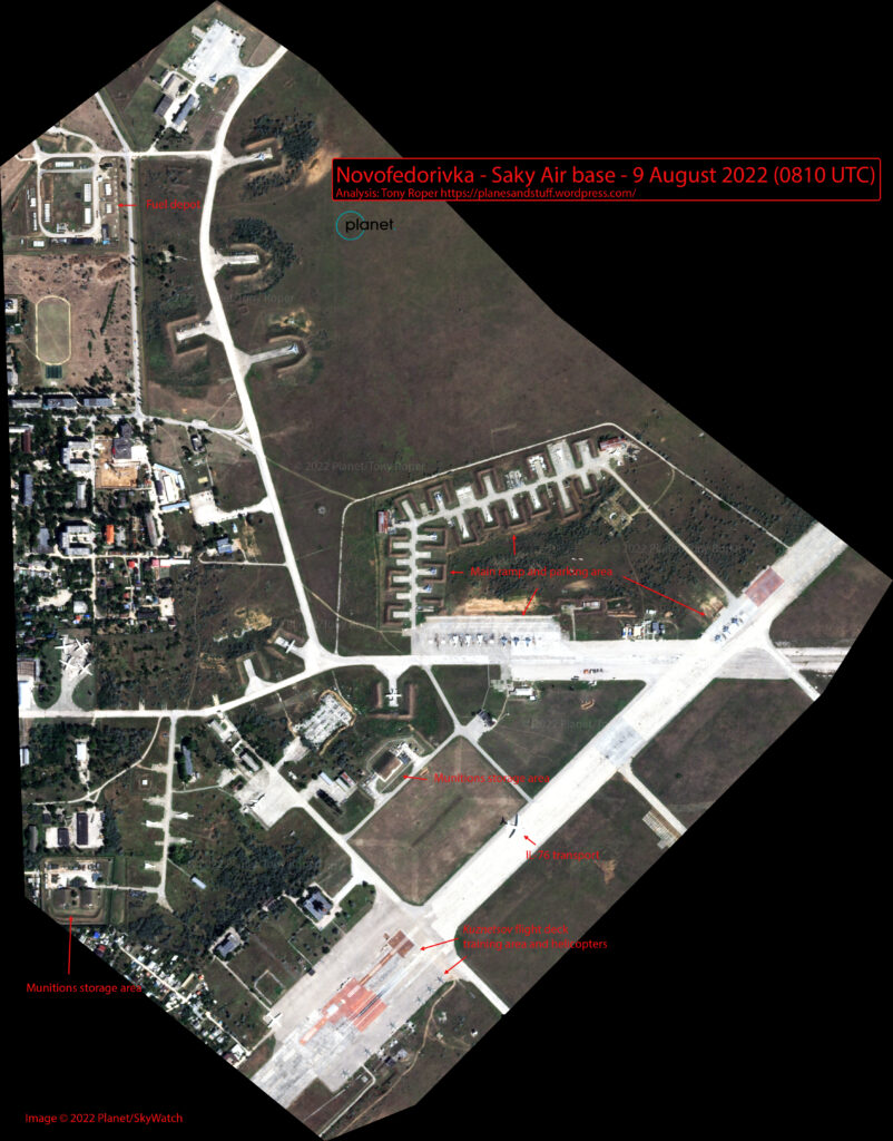 Появились спутниковые снимки авиабазы в Крыму, на которой прогремели взрывы