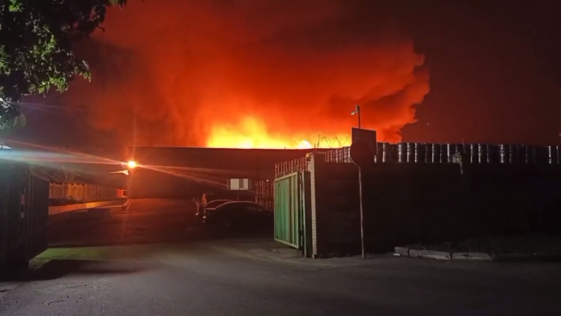 Пожар, Донецк