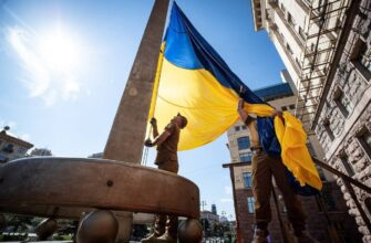 Киев, флаг Украины, Украина