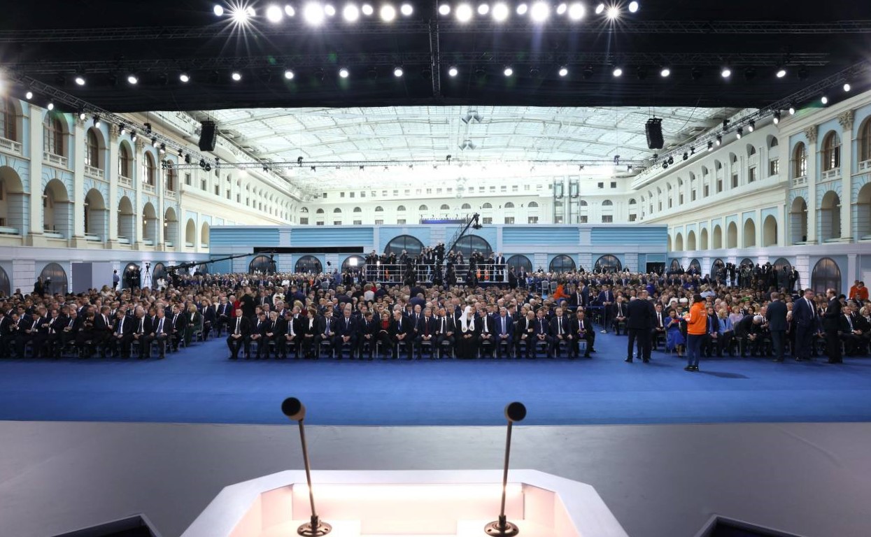 послание, Путин, зал, Федеральное собрание