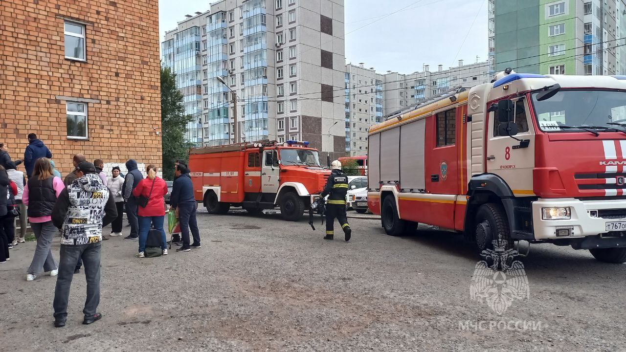 общежитие Красноярск пожар