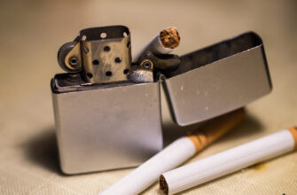сигареты, табак, зажигалка