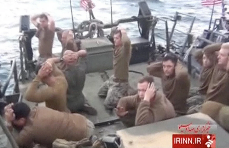 Американские морпехи на коленях