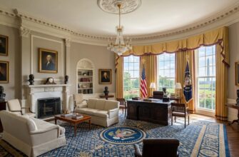 США Белый дом овальный кабинет